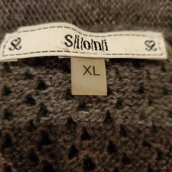 SIONI longngrey cardigan with a shawl neck Size XL - Picture 5 of 6